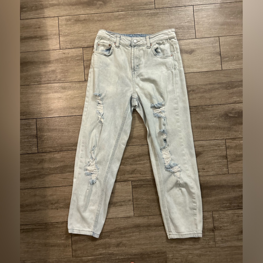 Size 0 Wild Fable denim ripped jeans high waisted
